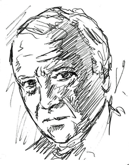 Portrait of Hans-Georg Gadamer by Mark Staff Brandl
